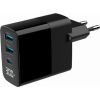 CHARGER USB 30W 3PORT/TA-UC-PDQC30LCD-BK-02 GEMBIRD