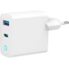CHARGER USB 65W 2PORT/TA-UC-PDQC65L-W-01 GEMBIRD
