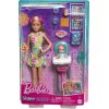 Lalka Barbie Mattel Skipper Opiekunka Zestaw Karmienie maluszka HTK35