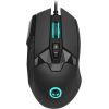 LORGAR Stricter 579, gaming mouse, 9 programmable buttons, Pixart PMW3336 sensor, DPI up to 12 000, 50 million clicks buttons lifespan, 2 switches, built-in display, 1.8m USB soft silicone cable, Matt UV coating with glossy parts and RGB lights with 4 LED