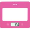 Kitchen scale with large LCD screen, Sencor SKS5038RS, pink