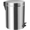 Jika atkritumu tvertne ar pedāli Generic, 5l, hroms
