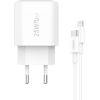 Fast charger Foneng 1x USB EU40 + USB C to Lightning cable