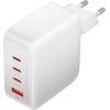 Wall charger, Vention, FEIW0-EU,  3xUSB-C, USB- A, 140W/140W/30W/18W, GaN (white)