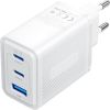 Wall charger, Vention, FERW0-EU,  2xUSB-C, USB- A, 65W/65W/30W, GaN (white)