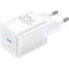 Wall charger, Vention, FEPW0-EU, USB-C, 20W, GaN (white)