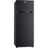 Frigelux RDP215NE ledusskapis ar saldētavu augšā, 143cm, melns
