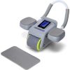AUTOMĀTISKAIS VĒDERA MUSKUĻU VINGRINĀJUMA RATENIS KA08 GRAY AB WHEEL FOR EXERCISING ABS MUSCLES HMS