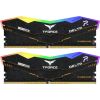 Team Group DDR5 32GB - 6400 - CL - 40 - Dual-Kit - DIMM - FF5D532G6400HC40BDC01, Delta TUF RGB, XMP, black
