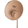 Grohe iebūvējamā dušas maisītāja Essence virsapmetuma daļa, ar 2 ceļu pārslēdzēju, brushed warm sunset
