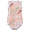 Lodger Romper Botanimal kokvilnas bodijs bez piedurknēm, Plush, 68 cm - RF 073_68