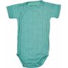 Lodger Romper Solid kokvilnas bodijs ar īsām piedurknēm, Duty turquoise, 68cm - RFS 081_68