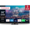 TV Set THOMSON 55" 4K Smart QLED 3840x2160 Wireless LAN Bluetooth Google TV Black 55QG6C14