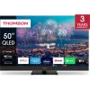TV Set THOMSON 50" 4K Smart QLED 3840x2160 Wireless LAN Bluetooth Google TV Black 50QG6C14