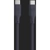 Evelatus   USB C to USB C Silicone Cable 1.2M 60W / 20V3A Blue