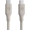 Evelatus   USB C to USB C Silicone Cable 1.2M 60W / 20V3A White