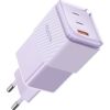 GaN 67W mains charger Mcdodo CH-1502 2x USB-C, USB-A (purple)