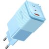 GaN 67W mains charger Mcdodo CH-1503 2x USB-C, USB-A (blue)