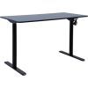 Rakstāmgalds ERGO LIGHT ar 1 motoru 120x60xH72,5-117,5cm, melns