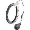 Vingrošanas rinķis ar atsvaru un skaitītāju HHM15 HULA HOOP BLACK MAGNETIC WITH WEIGHT + COUNTER HMS