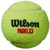 Wilson Tube Of 3 Wilson Padel Balls Performance Bumbas 3gab Teniss