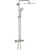 Grohe dušas sistēma ar termostatu Euphoria XXL 310, rokas duša Euphoria 110 Massage, supersteel