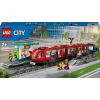 LEGO City 60423 Downtown Streetcar and Station Pilsētas tramvajs un stacija