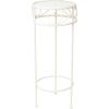 Ziedu statīvs SANDY D25xH60cm, antīki balts
