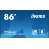 Monitor iiyama iiyama LH8665UHSB-B1 signage display Kiosk 2,18 m (86") LED Wi-Fi 800 cd/m² 4K Ultra HD Czarny Procesor wbudowany Android 11 24/7