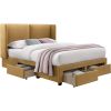 Кровать SUGI с матрасом HARMONY DUO 160x200см, желтый