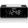 Clock radio with night light Lenco CR540BK