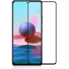 Fusion full glue 5D aizsargstikls pilnam ekrānam Xiaomi Redmi Note 11 | Poco M4 Pro 5G melns