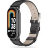 Tech-Protect Leatherfit siksniņa Xiaomi Smart Band 8 | 8 NFC - melna