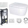 Duravit pods SensoWash Starck f Plus, rāmis DuraSystem Basic, taustiņš A2 +pieslēguma komplekts, balts
