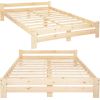Кровать деревянная двуспальная Springos BD001 светло-коричневый 200х160  см
