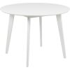 Ēdamistabas galds ROXBY, D105xH76cm, balts