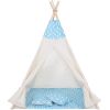 Tipi telts Springos TIP05 mākoņu zila