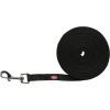 Trixie Smycz treningowa, dla psa, czarna, taśma parciana, S–M: 15 m/15 mm, gumowana