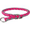 Trixie Cavo, obroża zaciskowa, dla psa, fuksja/grafit, taśma parciana, S–M: 35–41 cm/o 12 mm