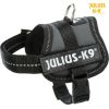 Trixie Julius-K9® Powerharness® szelki, dla psa, antracyt, Baby 1/XS: 30–40 cm/18 mm