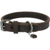 Trixie Rustic obroża, dla psa, ciemnobrązowa, XS–S: 27–34 cm/18 mm, z grubej skóry