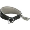 Trixie Active Comfort obroża, dla chartów, czarna/szara, S–M: 33–42 cm/60 mm