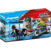 Playmobil Policyjny motor: Pościg za przestępcą (70572)