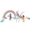 Playmobil Zestaw z figurkami Princess Magic 71361 Niebiański pegaz z tęczą