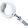 MOCNA SMYCZ 3 W 1 Z LATARKĄ LED, KOLOROWYM PODŚWIETLENIEM RĘKOJEŚCI I DOZOWNIKIEM TOREBEK - LUMINOUS LEASH MT7126 (BIAŁA)