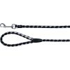 Trixie Smycz Cavo - 1mx18mm L–XL - Czarno-srebrna