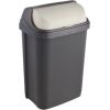 Keeeper Atkritumu spainis ar rotējošu vāku 25L Rasmus 34x26x54cm grafīta krāsā