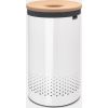 BRABANTIA Laundry Bin veļas grozs, 60l , Cork Lid - White - 104404