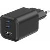 Swissten Travel 3арядное устройство GaN 2x USB-C / PD USB-A / 18W QC / 65W