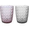 Drinking glass DIAMOND 250ml low, grey